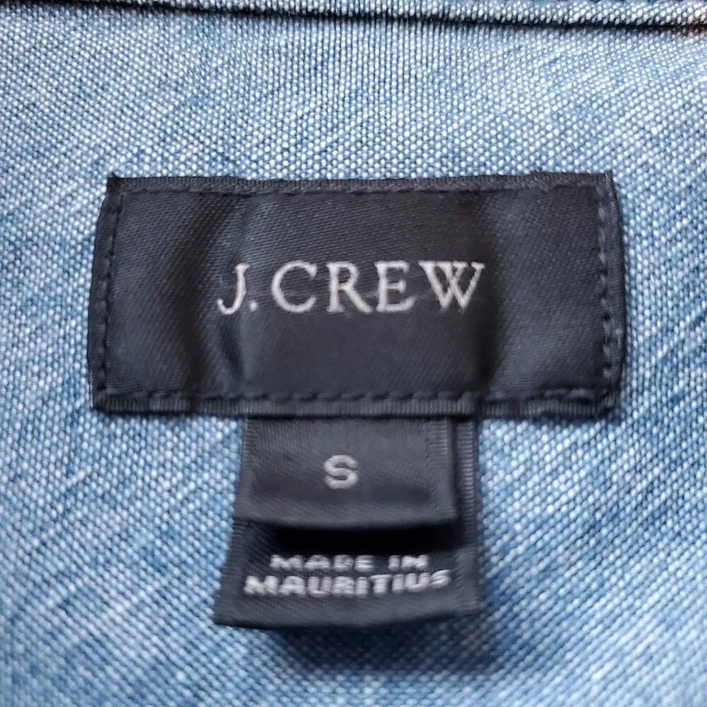 J. Crew Denim Blue Button-Up Shirt